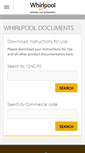 Mobile Screenshot of docs.whirlpool.eu
